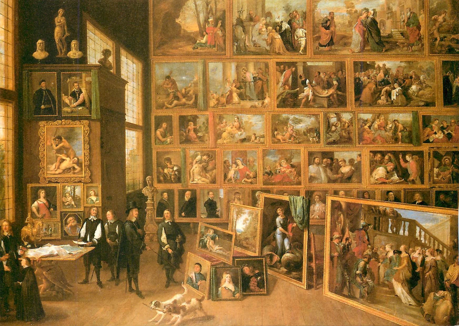 CPM David Teniers (1610 1690) les peitures de sa galerie de Bruxelles