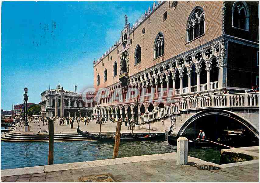 CPM Venezia Palazzo ducale et le Quai