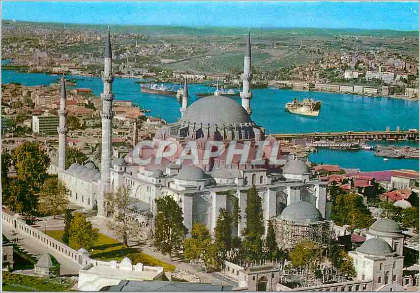 CPM Istanbul Turkiye Le Minaret de Soliman le Manifique et la Corned'Or