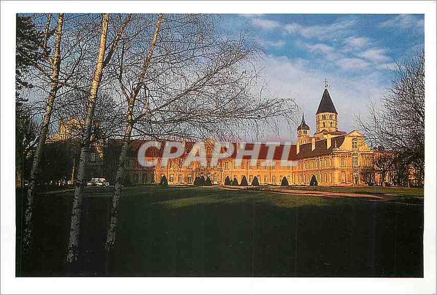 Cluny — les bâtiments abbatiaux et le clocher de l'Eau-Bénite — CPAPHIL