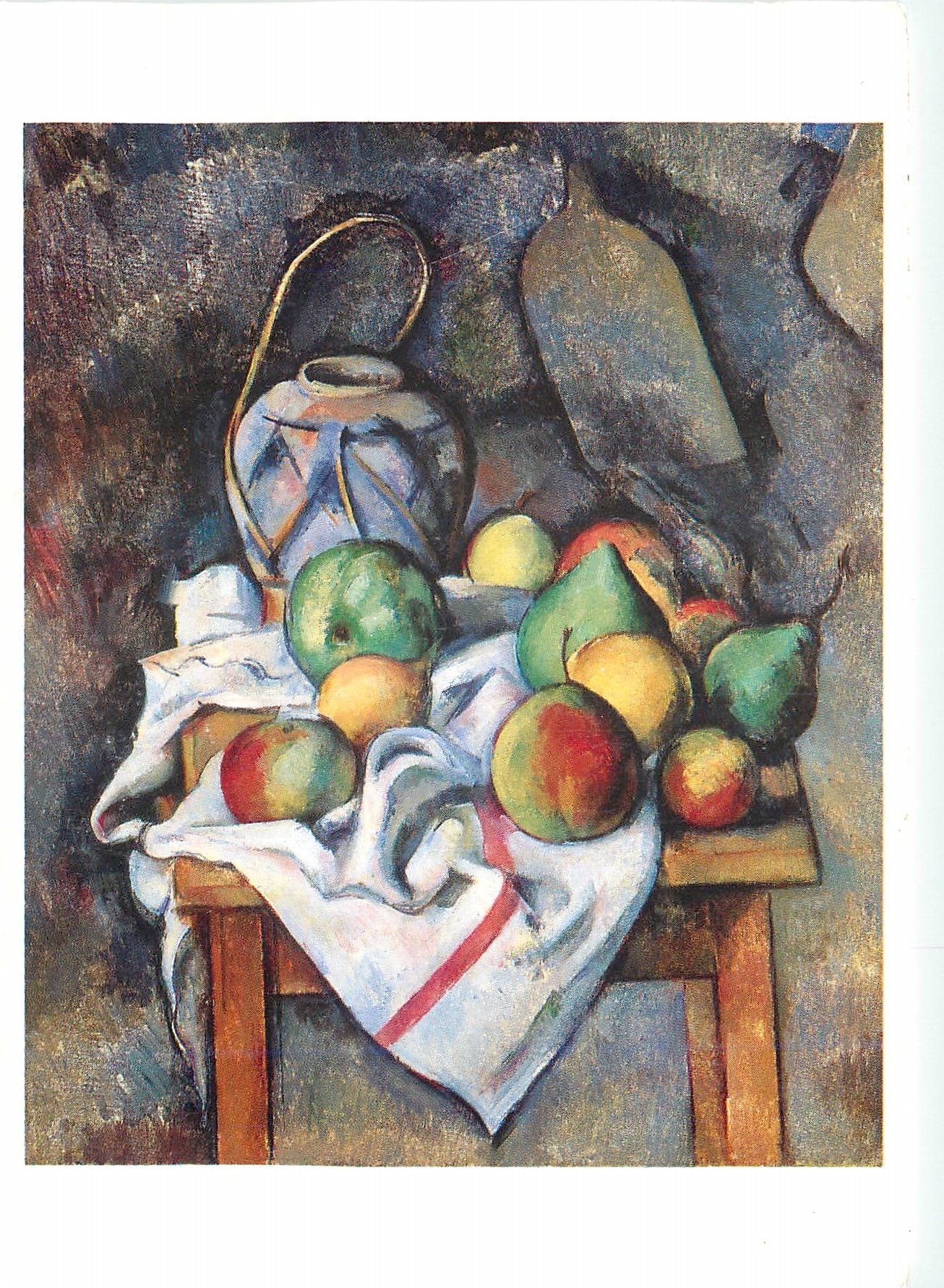CPM Paul Cezanne 1859 1906 le vase paille Huile sur toile 73*60 cm