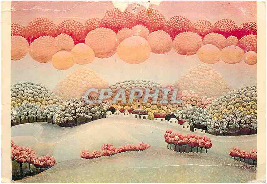 CPM Rabuzin Petit village d'hiver