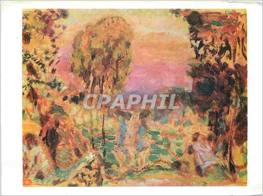 CPM Pierre Bonnard Paysages cviolet a Vernonnet Huile sur toile 45 cm 56 cm 1918