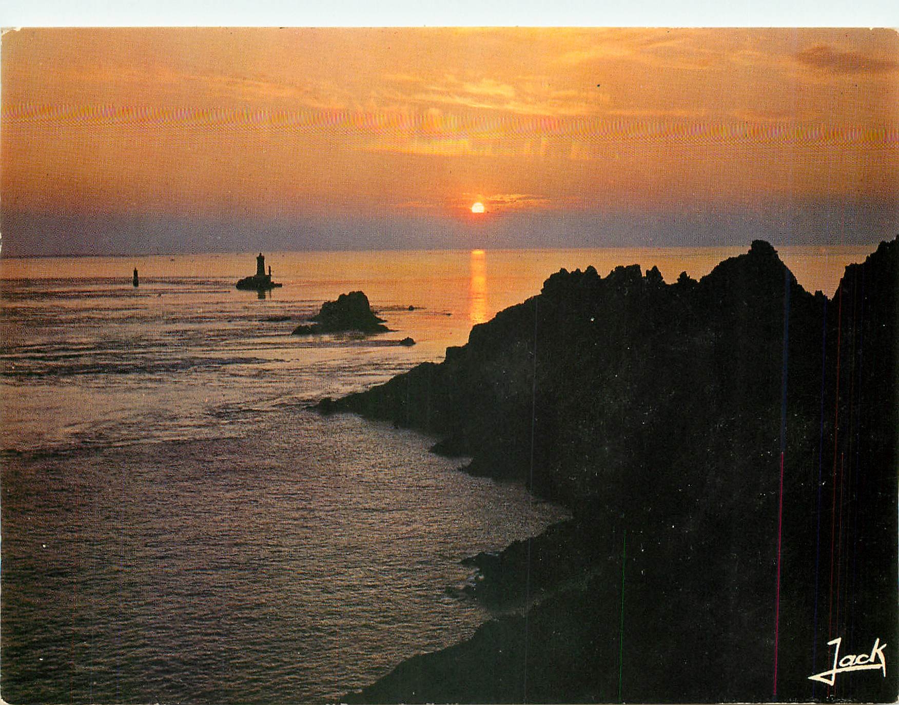 CPM Couleurs de Bretagne Crepuscule a la Pointe du Raz