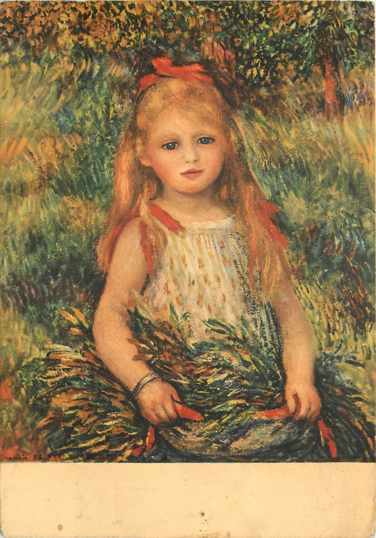 CPM Renoir (1841 1919) la petite glancuse