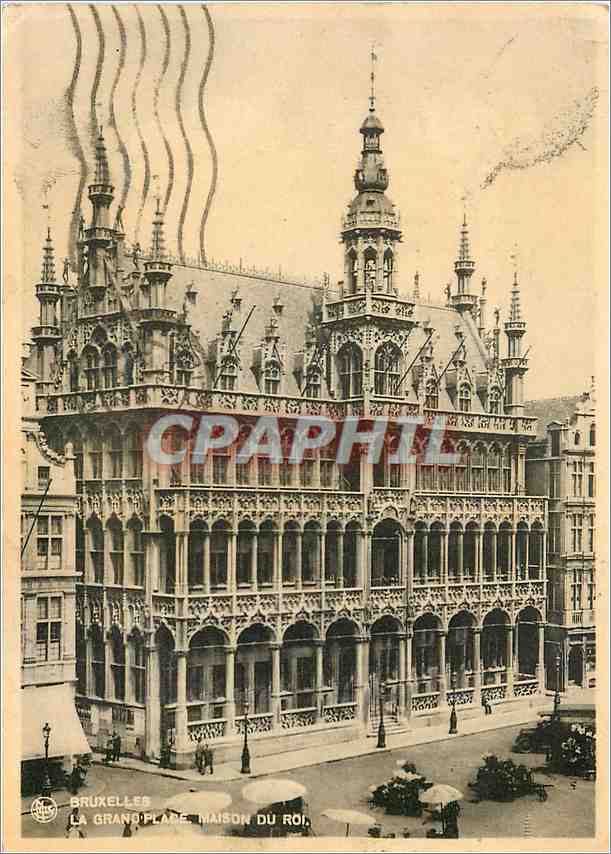 CPM Bruxelles La Grand Place Maison du Roi