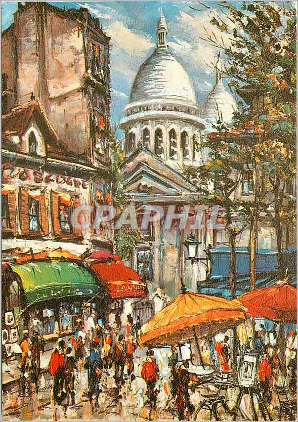 CPM Paris la Place du Tertre