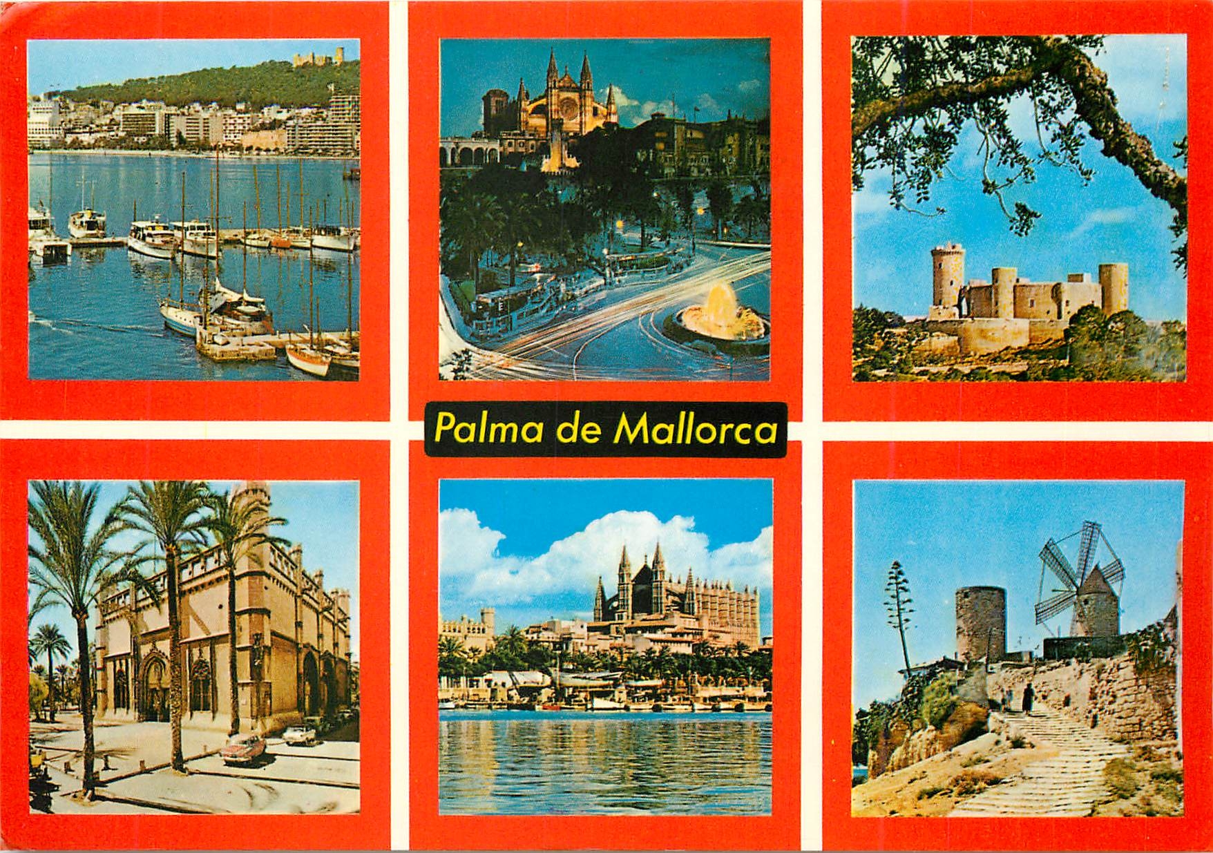 CPM Mallorca (Baleares) Espana Palma detaille de la Cludad
