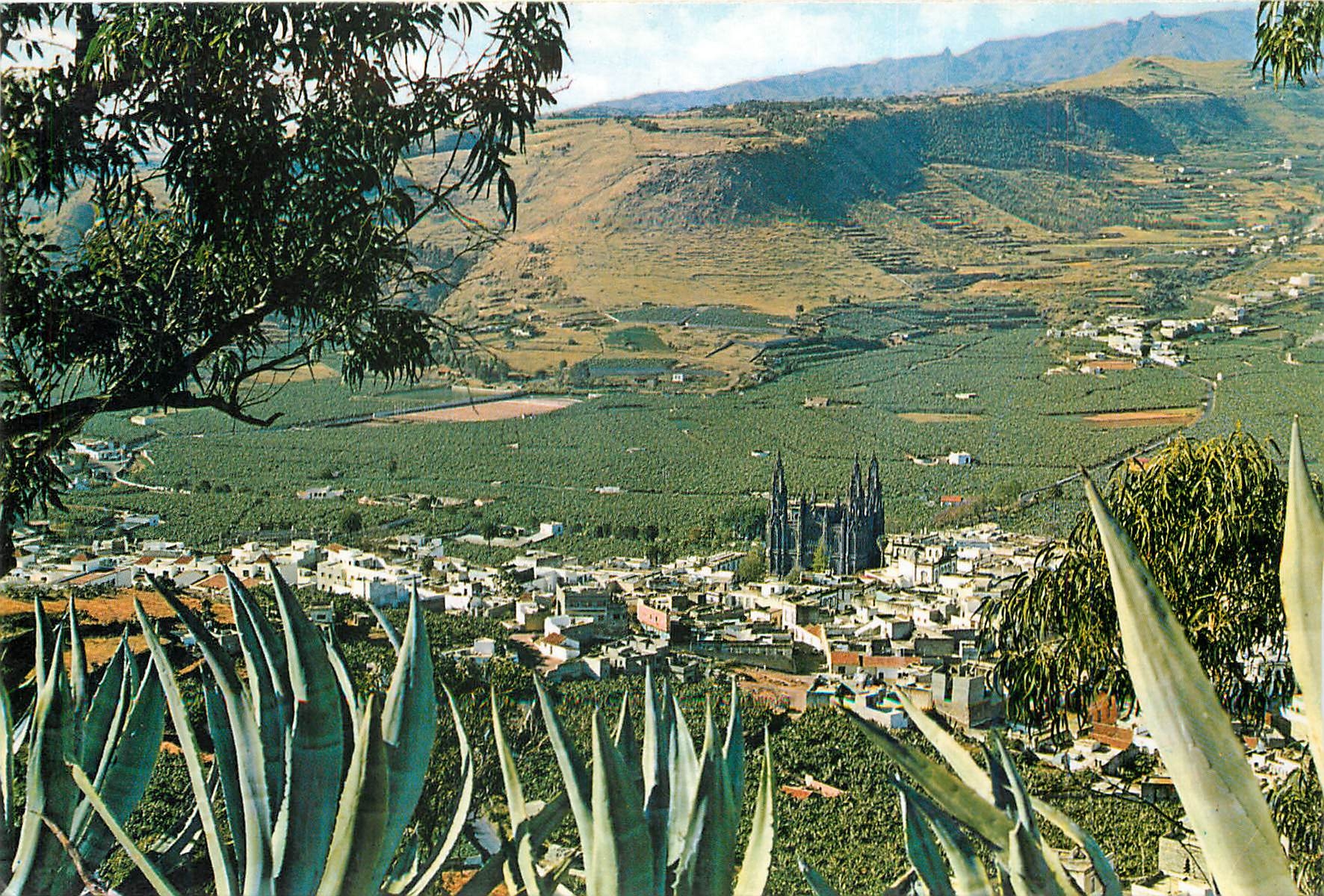 CPM Ciudad de Arucas (Isla de Gran Canaria) Vue partielle de la cite de Arucas