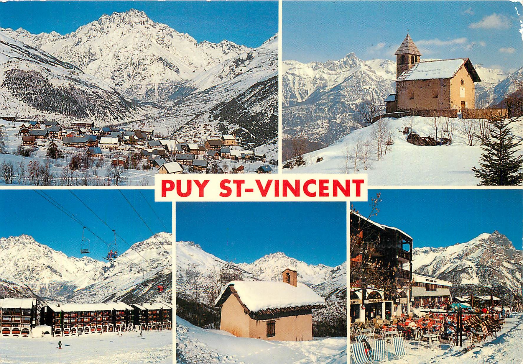 CPM Les Hautes Alpes Puy St Vincent les Pres (1400 2700 m) Vues sur las station