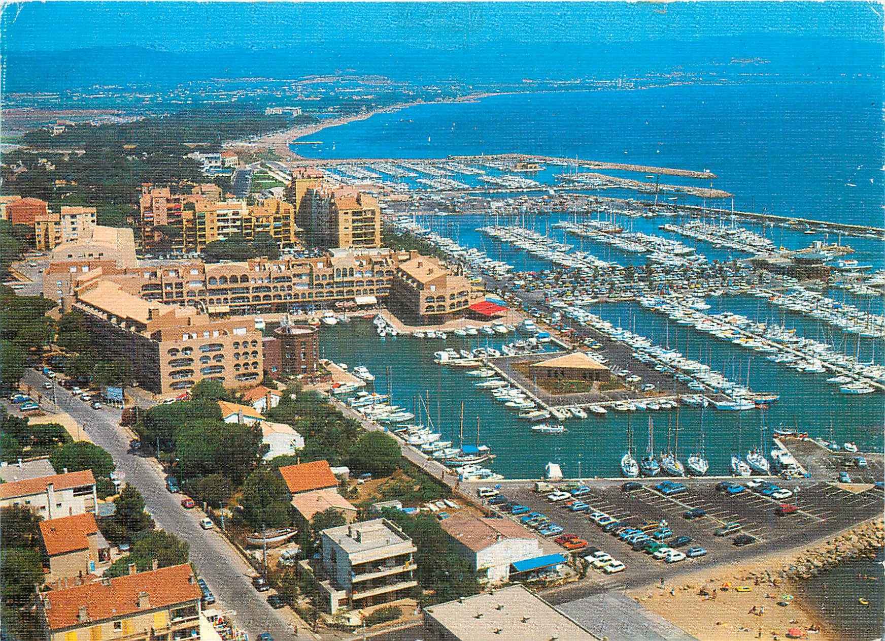 CPM Hyeres les Palmiers vue aeriennes du port