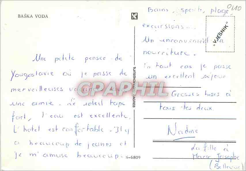 CPM Baska Voda — Rückseite