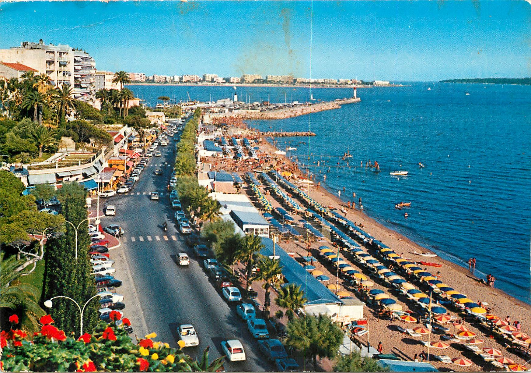 CPM La Cote d'Azur Cannes (A M) Le Boulevard Jean Hiber et la Plage du Midi