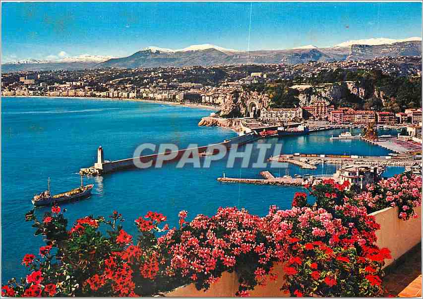 CPM Cote d'Azur Nice (A M) le Vieux port et la Baie des Anges