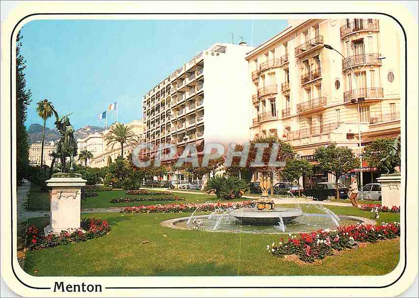 CPM Reflets de la Cote d'Azur Menton Les jardins Bioves