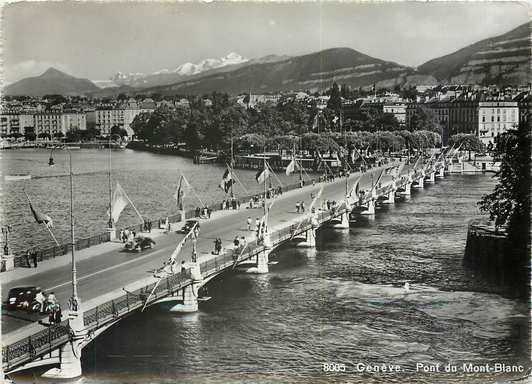 CPM Geneve Pont du Mont Blanc
