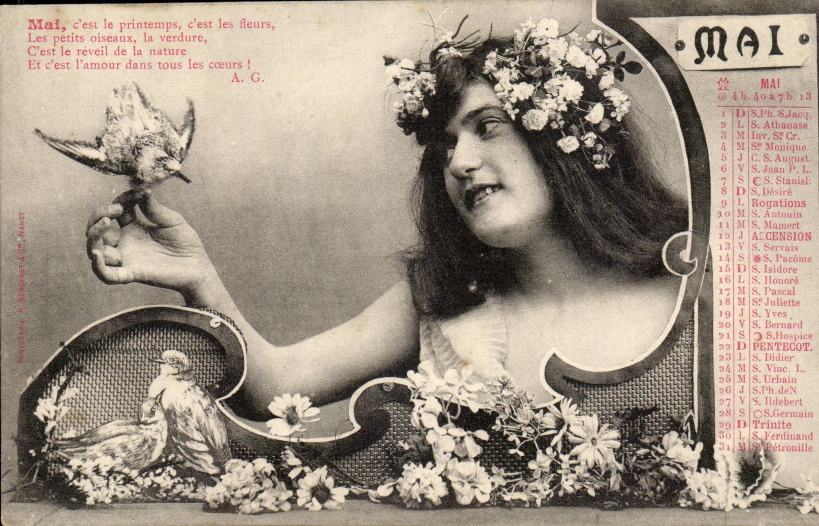 Maggio — Primavera e amore — Société des Artistes Nancy