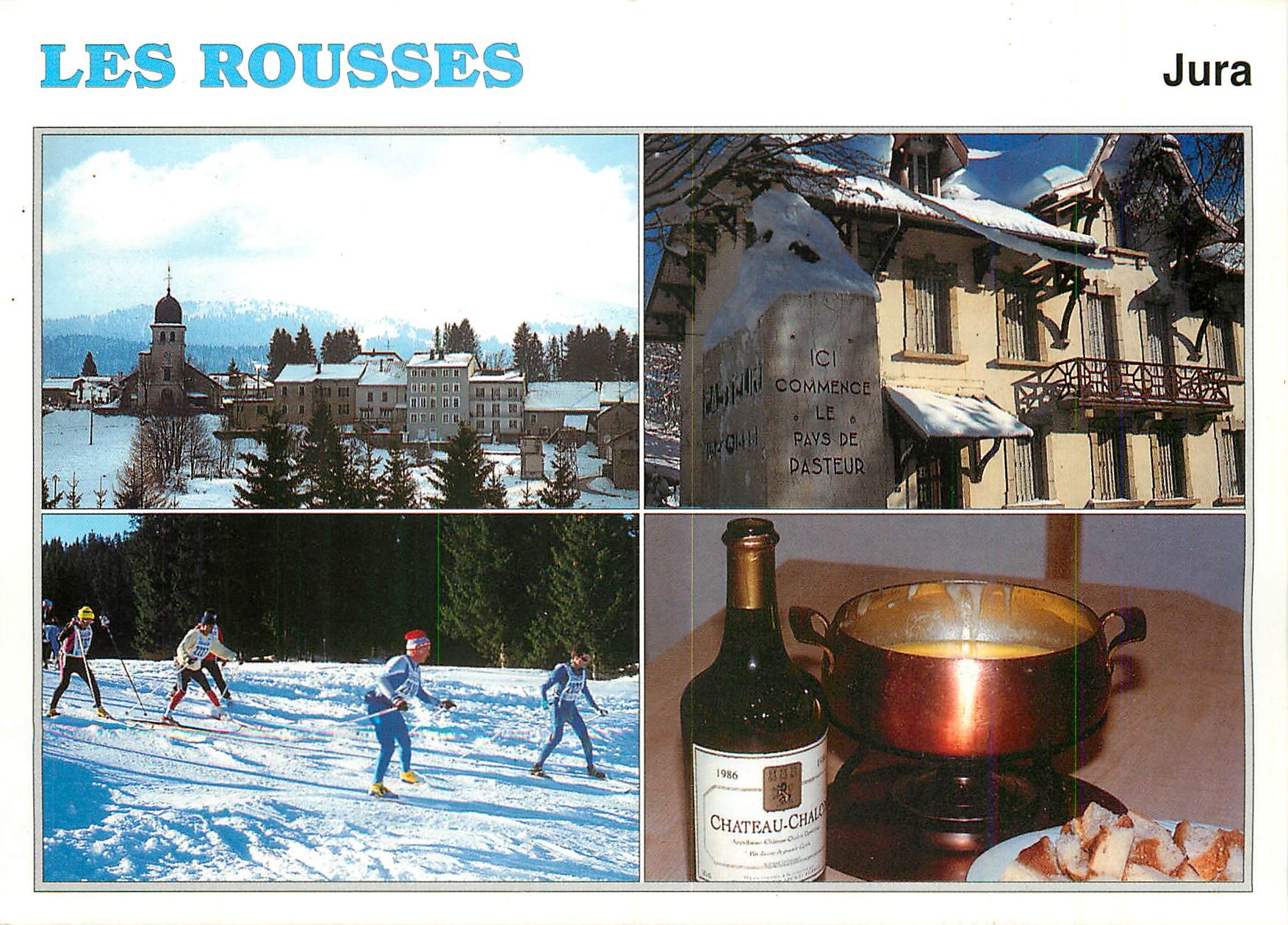CPM Les Rousses Jura France Station Ete Hiver