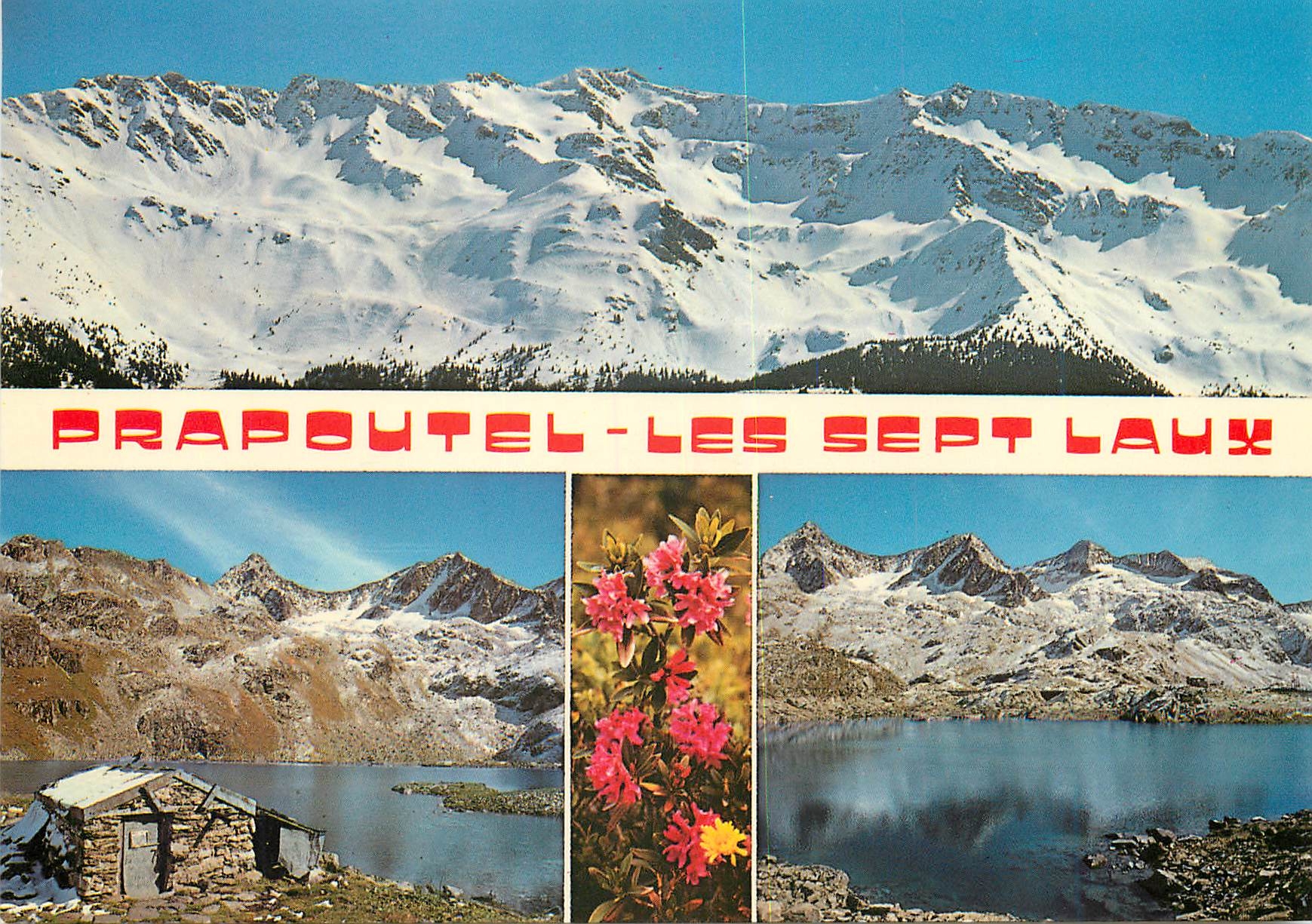 CPM Massif des Sept Laux Prapoutel (Isere) Alt 1400 2100 m station ete hiver