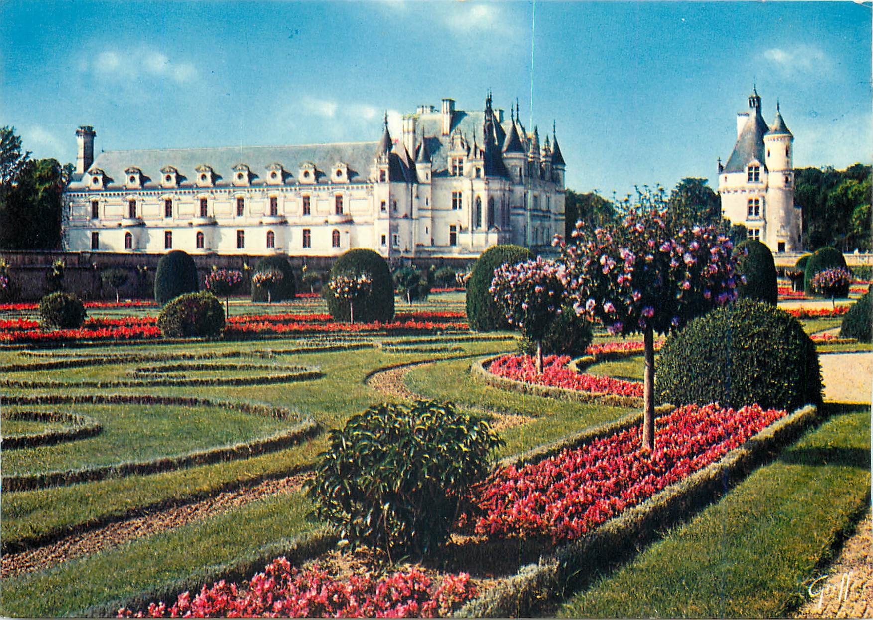 CPM Les Chateaux de la Loire Chenonceau (Indre et L) Le chateau et la tour des Marques