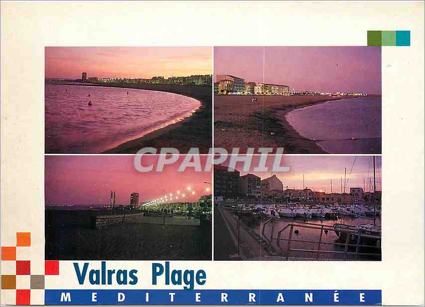 CPM Au bords de la mediterranee Valras Plage (Herault)