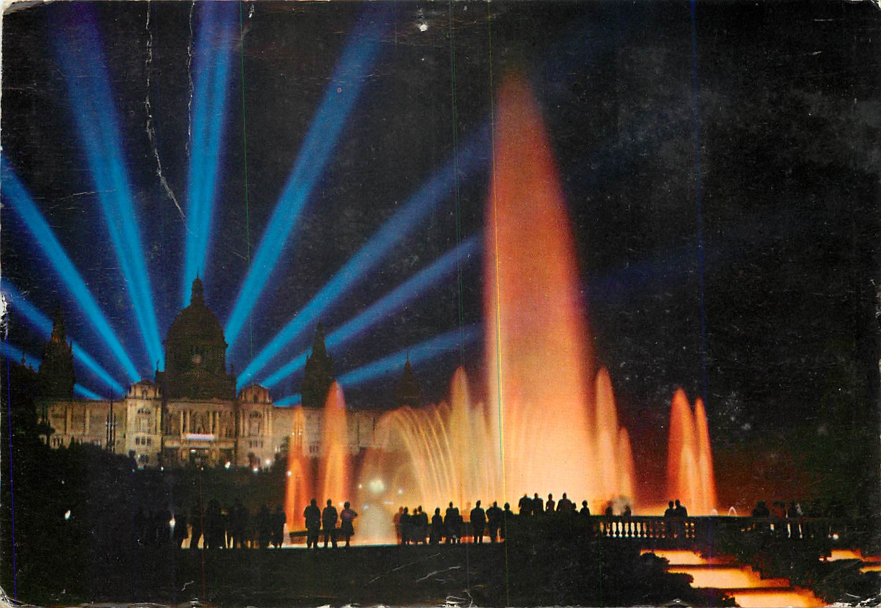CPM Barcelona Parc de Montjuich Grandes Eaux