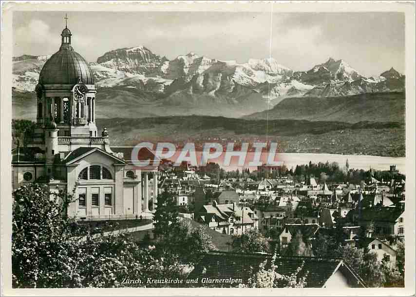 CPM Zurich Kreuzkirche und Glarneralpen