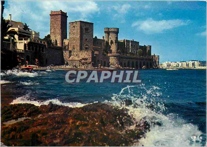 CPM La Cote d'Azur La Napoule Plage Le chateau du XIVe s