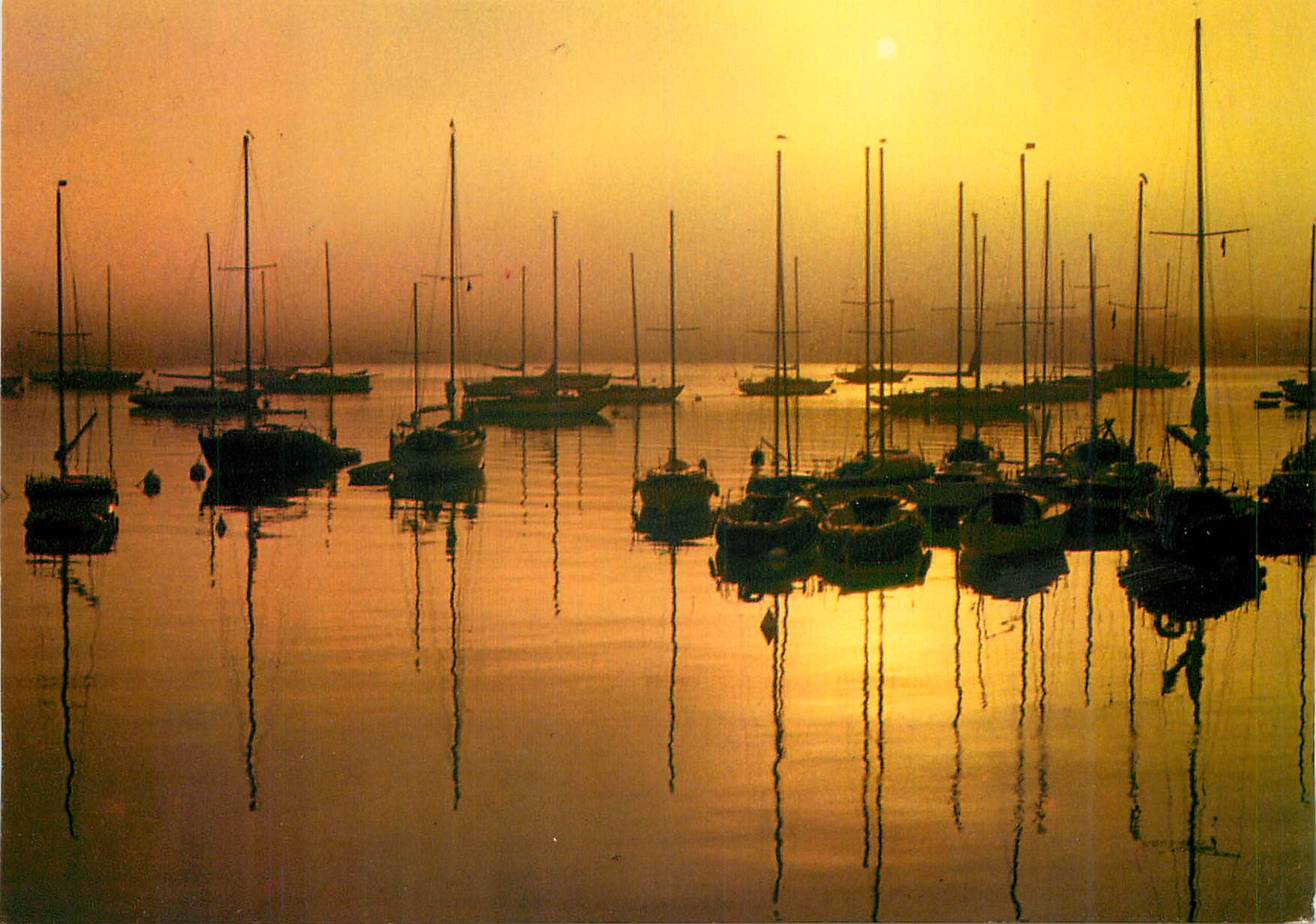 CPM La Bretagne en couleurs Brume matinale