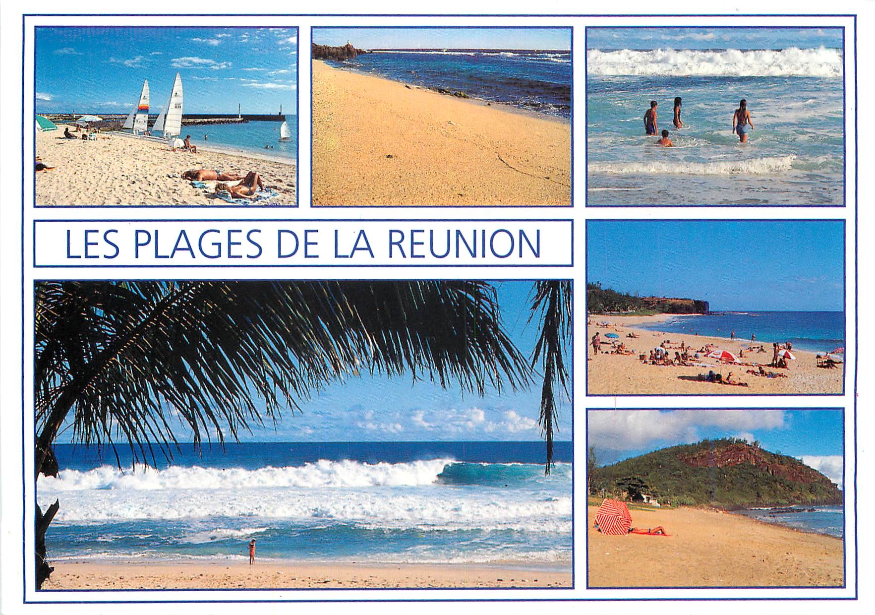 CPM Ile de la Reunion Les Plages de la Reunion