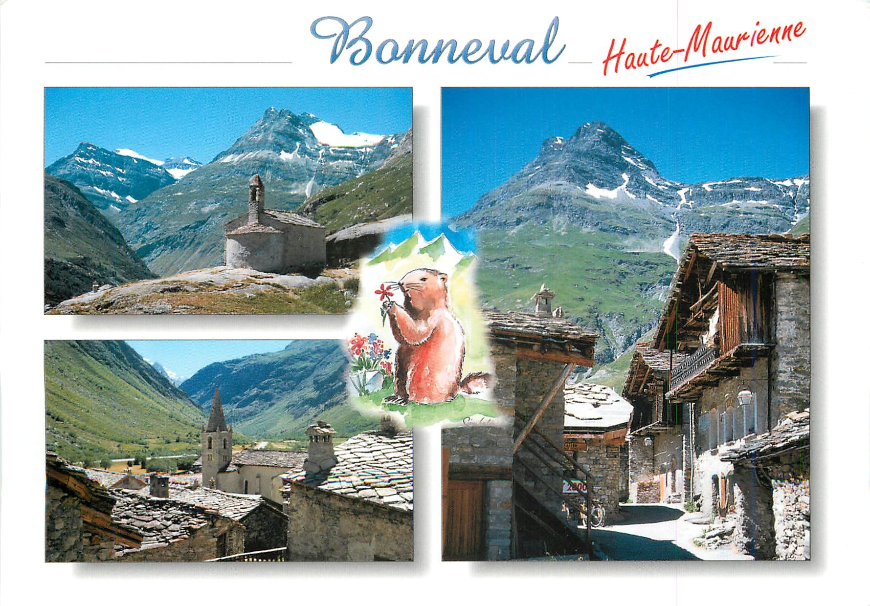 CPM En Haute Maurienne Bonneval sur Arc Savoie (Alt 1800 m)