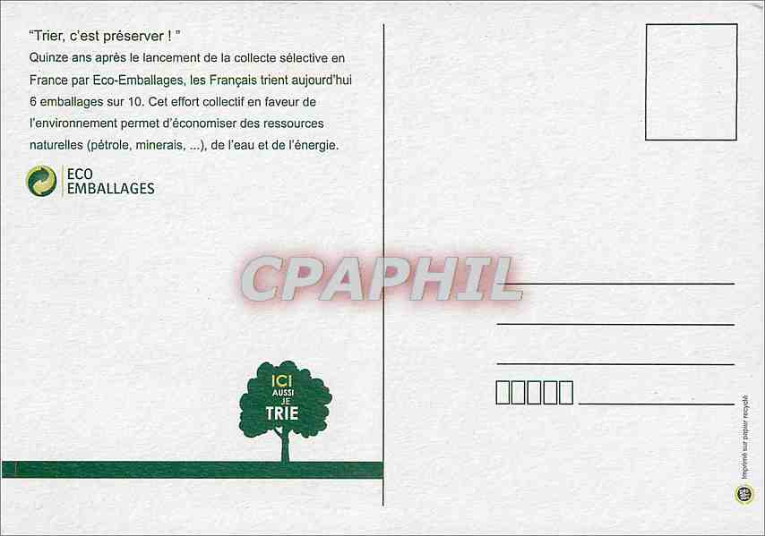 CPM Trier c'est preserver Eco Emballages — Verso