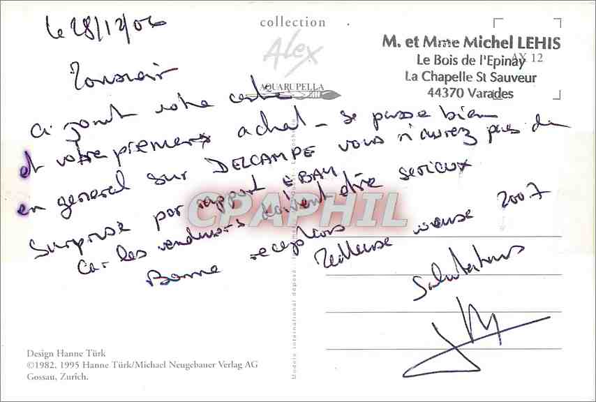 CPM Un mot de toi et je revis Souris — Verso