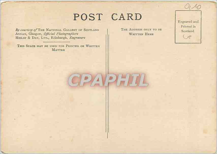 CPM Prince charles Stuart — Verso