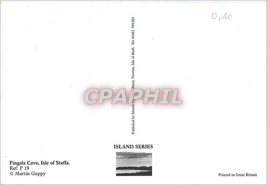 CPM Fingals Cave Isle of Staffa Island Series — Rückseite