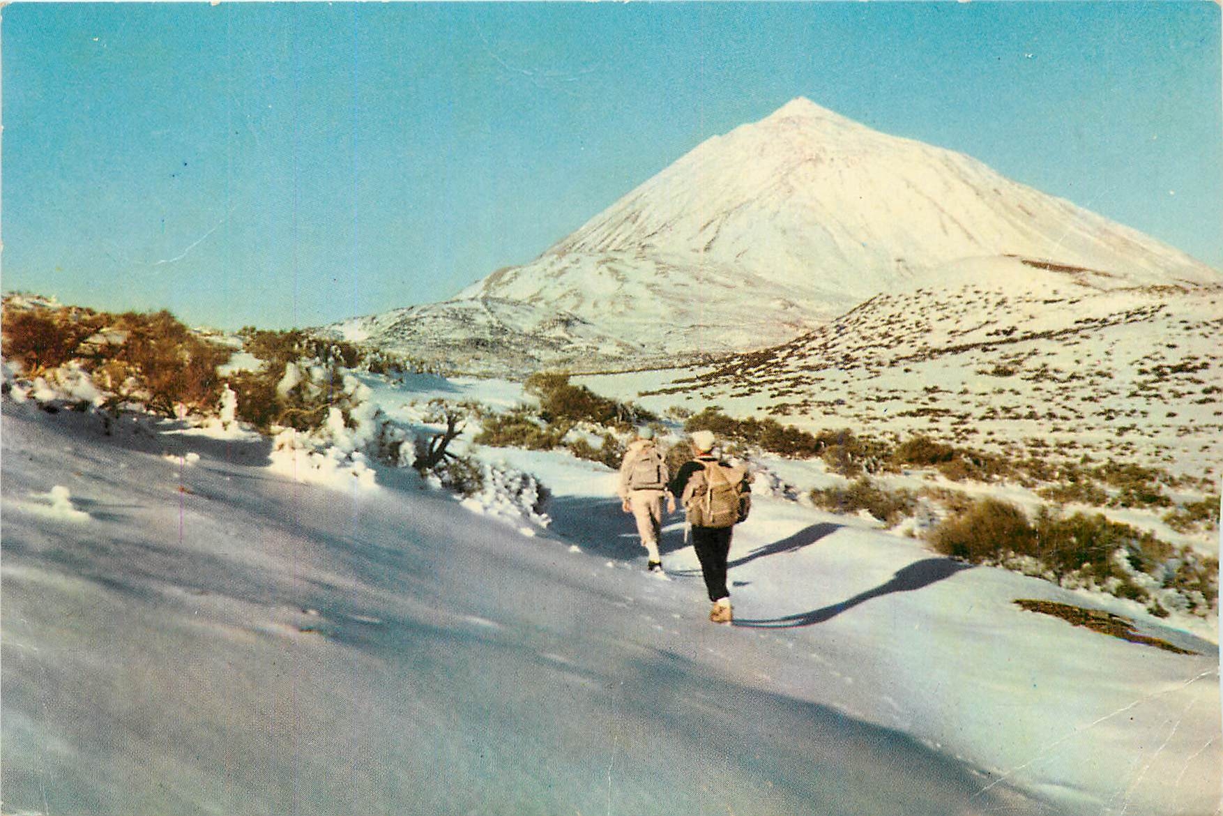 CPM Tenerife (Canarias) La Montagne blanche et le Teide vus des plateaux de Maja