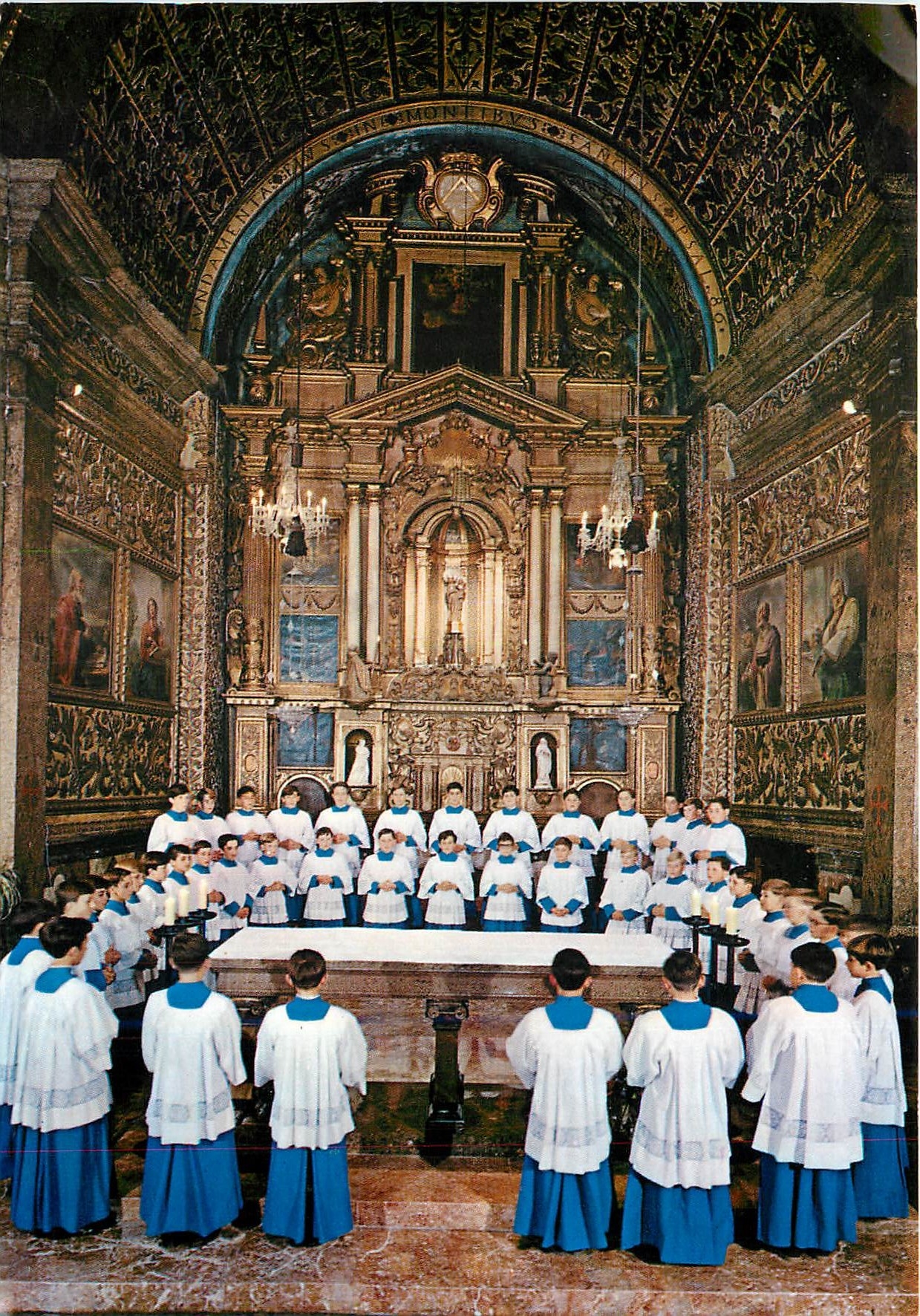CPM Mallorca Espana Sanctuaire de LLuc chorale de Blacets