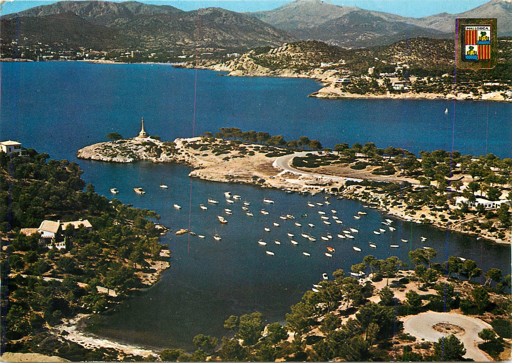 CPM Mallorca Santa Ponsa Vue generale aerienne