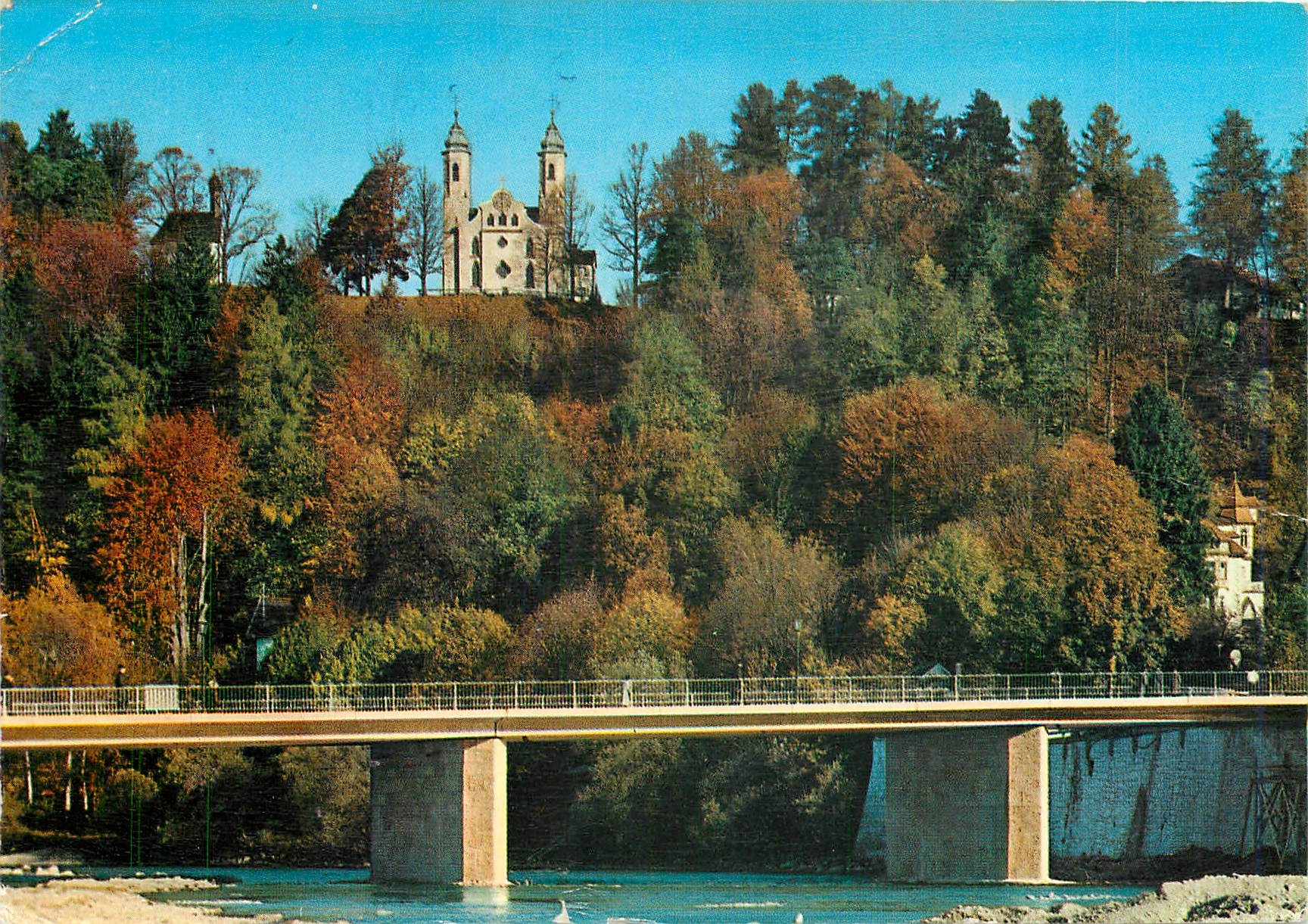 CPM Bad Tolz Neue Isarbrucke mit Kalvarienberg
