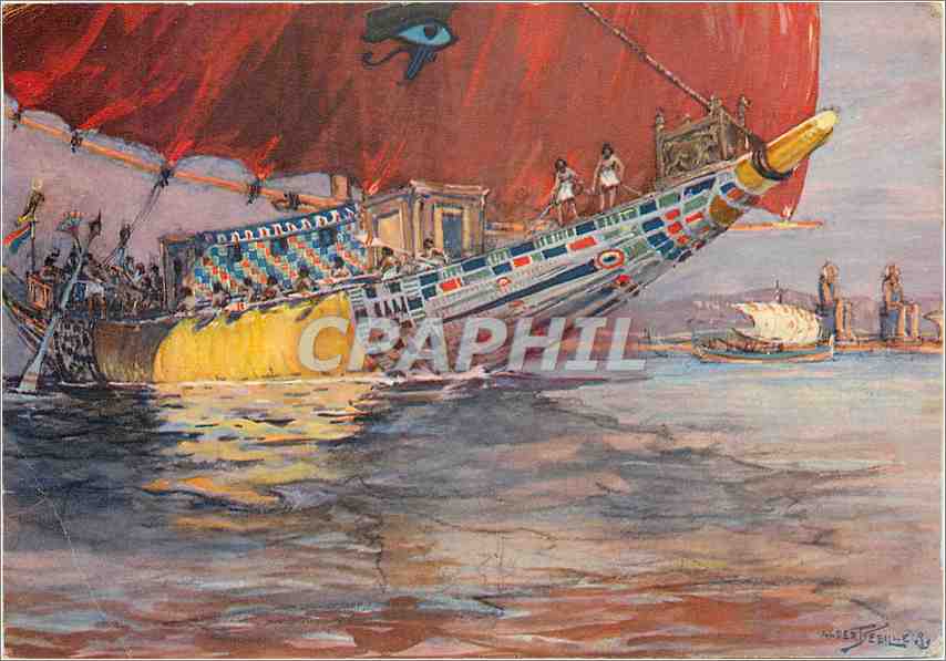 CPM Comite National de l'Enfance le Yacht du Pharaon Egypte