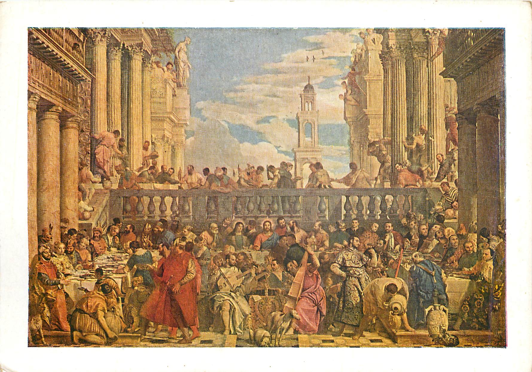 CPM Paolo Caljari dit Paul Veronese (1528 1588) Les noces de Cana