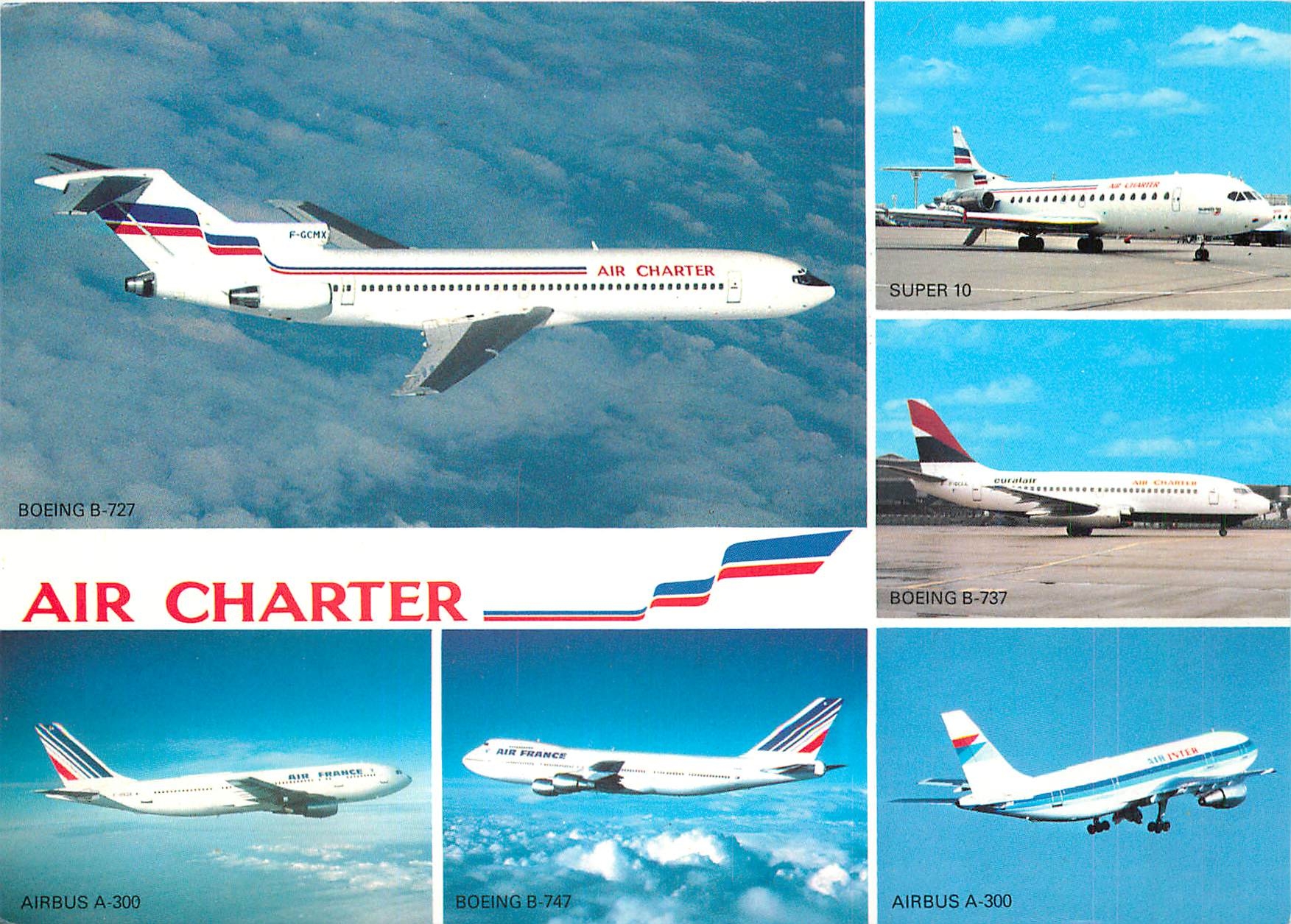 CPM Flotte utilisee par Air Charter Filiale d'Air France et d'Air Inter