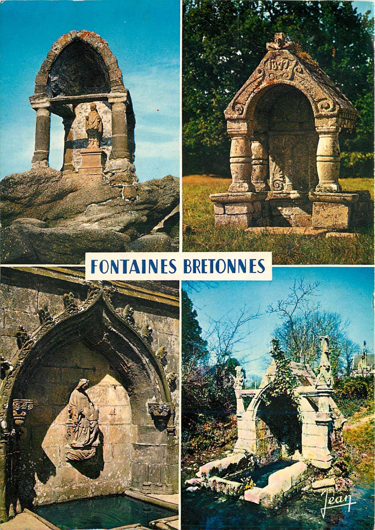 CPM La Bretagne L'Oratoire de Saint Guirec vieille fontaine