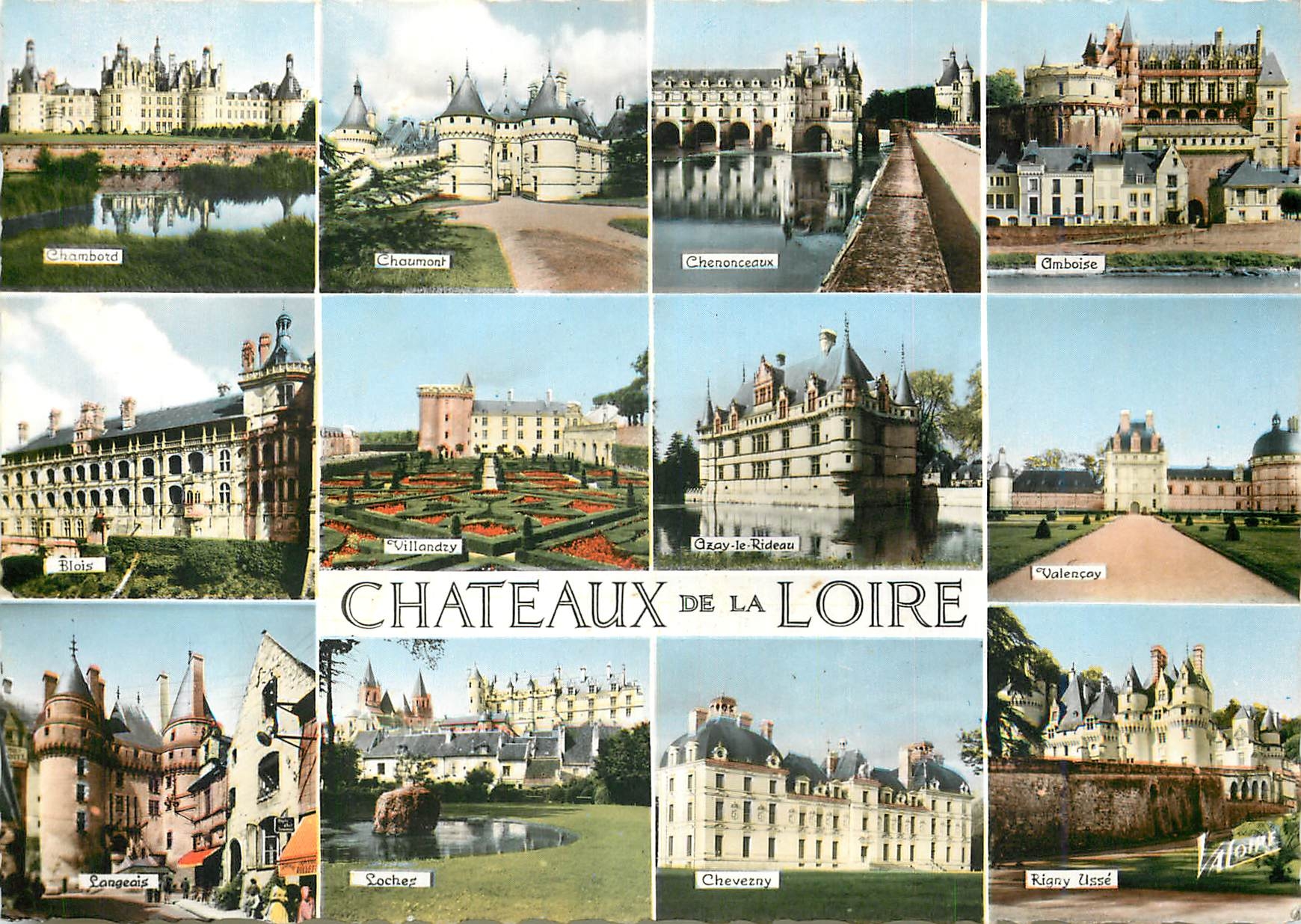 CPM Les Merveilles du Val de Loire Ses chateau
