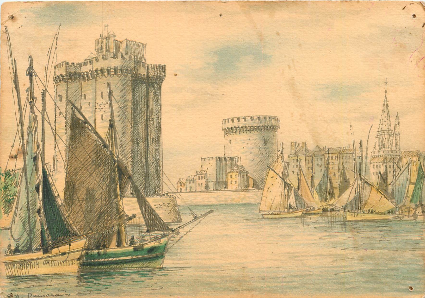 CPM La Rochelle la Sortie du Port