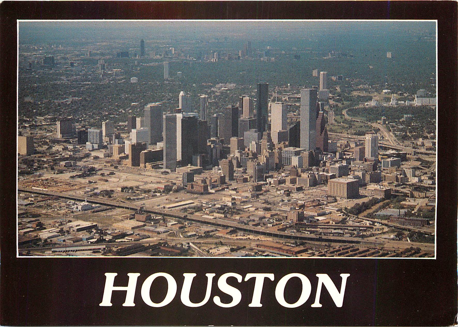 CPM Houston Texas An aerial view from the northeast shows Houstons