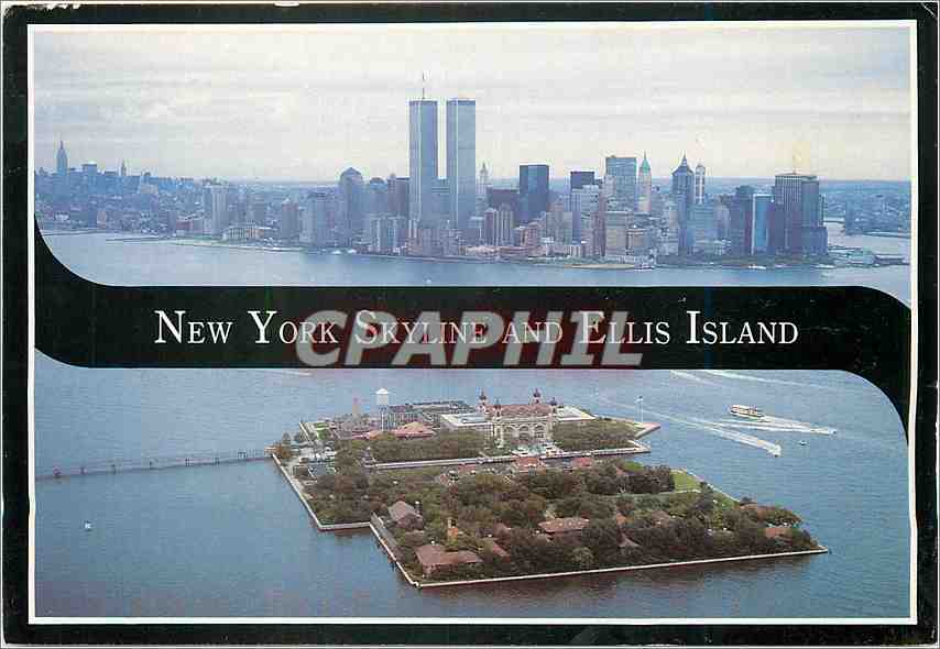 CPM New York Skyline and Ellis Island