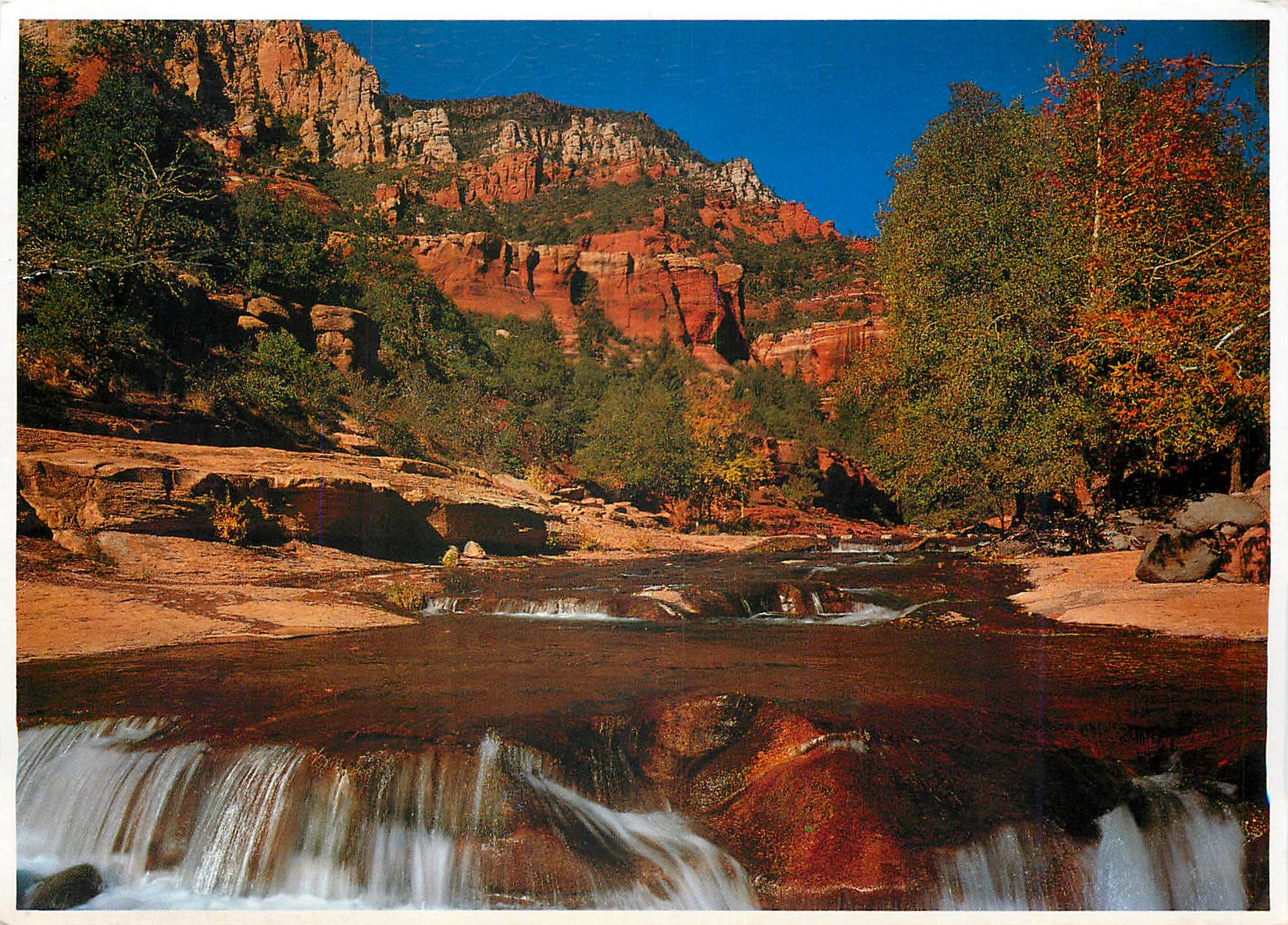 CPM A gentle Waterfalle in oak creek Xanyon Sedona Arizona