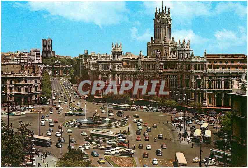 CPM Madrid Plaza de la Cibeles y calle de Alcala