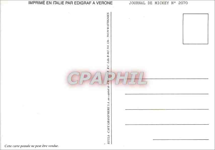 CPM Bonnes fete grand mere — Rückseite